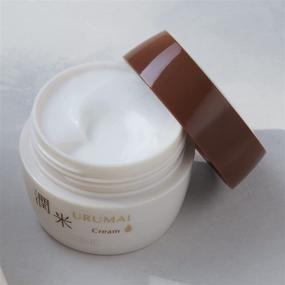 img 2 attached to 🧴 DHC Urumai Cream: Hydrating Peptide Face Cream for All Skin Types, Minimizes Fine Lines, Fragrance-Free - 1.7 oz Net Wt