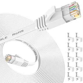 img 4 attached to Get Faster Internet Speed with 25 ft Cat 6e Ethernet Cable and RJ45 Connector for Router Modem