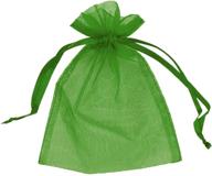 sheer organza drawstring pouches inches logo