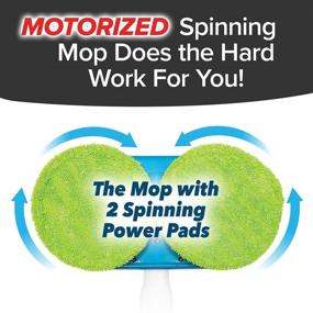 img 3 attached to 🧹 Efficient Floor Police Mop with Dual Spinning Mopheads - As Seen On TV! Lightweight, Rechargeable, Cordless Cleaning for Hardwood Floors and Tiles - BulbHead