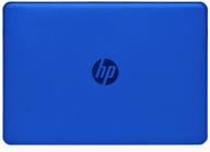 mcover hard shell case for 2020 14" hp pavilion 14-dqxxxx series (blue) - best protection for your hp pavilion laptop! logo