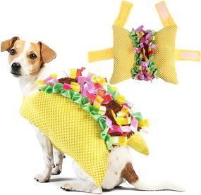 img 4 attached to 🐶 Hilarious Dog Taco Costume for Halloween, Taco Pet Costume Dog Halloween Costumes, Halloween & Christmas Apparel, Cosplay Costumes for Small to Medium Dogs & Cats