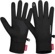 lapulas anti slip windproof outdoor running gloves logo