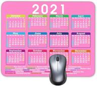 🗓️ 2021 calendar high definition mouse pad with custom font logo