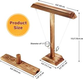 img 1 attached to Gocheer Loop Toss Outdoor Games: Fun Interactive Party Game with Shot Ladder Bundle - Perfect for Adults & Kids at Bars and Events!