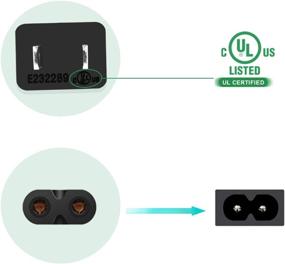 img 2 attached to 🔌 UL Listed Replacement Roomba Home Base Charger Power Cord - Compatible with 900, 800, 700, and 600 Series - 985, 981, 980, 960, 895, 891, 890, 880, 877, 870, 761, 695, 692, 690, 680, 677, 675