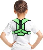 ortonyx kids clavicle support: improving posture with acjb2407-grn brace logo