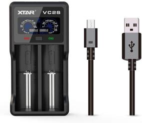 img 4 attached to XTAR VC2S 18650 Battery Charger With Upgraded LCD Display, USB Output, and Battery Authenticity Check - Supports 10440 to 26650 Batteries