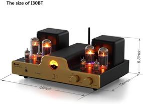 img 1 attached to 🔊 Усилитель трубного типа с блутузом Dared I30BT Stereo Integrated с USB DAC и линейным входом, выходом для наушников - выходная мощность 30 Втх2