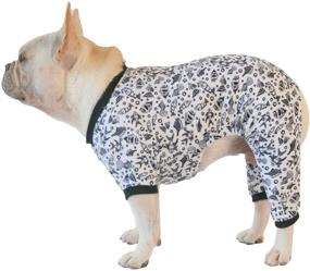 img 2 attached to 🐾 CuteBone Dog Pajamas and Soft Cat Clothes - Cute Puppy Apparel, Doggie Outfit, Pet PJs Onesie