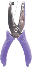 img 2 attached to 🪐 McGill 2-Inch Reach Punchline Hole Punch, 5/16 Inch Round, Chrome/Purple