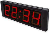 🕓 eu 4" 4-digit red color hour minute display (red, new style) logo