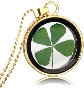 img 1 attached to 🍀 36 Pieces Genuine Natural Pressed Dried Four-Leaf Clover Leaf Plant Flowers for Resin Jewelry Crafting and Art