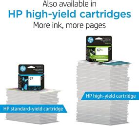 img 2 attached to HP 67 Original Black Ink Cartridge for HP DeskJet 1255, 2700, 4100 Series, ENVY 6000, 6400 Series, Instant Ink Eligible - 3YM56AN