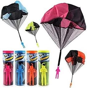 img 4 attached to 🪂 HENGBANG Parachute Figures for Kids - Soliders for Children