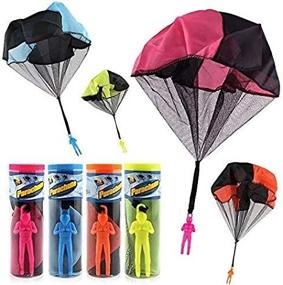 img 3 attached to 🪂 HENGBANG Parachute Figures for Kids - Soliders for Children