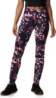 columbia glacial fleece printed legging for women logo