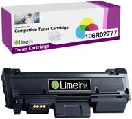 limeink black high yield laser toner cartridge compatible with xerox phaser 3052/3260, workcentre 3215/3225, printer ink replacement logo