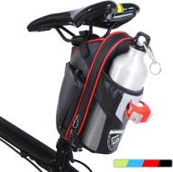 guqe bike seat bag waterproof with water bottle pouch bicycle saddle bag under seat cycling pack for mountain road bikes storage bag logo