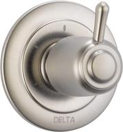 🚿 stainless steel delta faucet shower handle diverter trim kit t11800-ss (valve sold separately) логотип