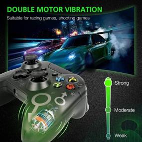 img 3 attached to 🎮 Xbox Wireless Controller[2020 Latest Version] with 2.4GHZ Wireless Adapter: Dual Vibration Gamepad for Xbox One/S/X & PC