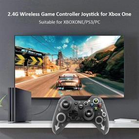 img 2 attached to 🎮 Xbox Wireless Controller[2020 Latest Version] with 2.4GHZ Wireless Adapter: Dual Vibration Gamepad for Xbox One/S/X & PC