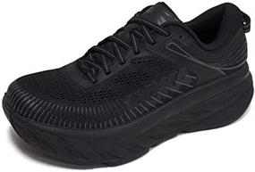 img 1 attached to HOKA ONE Men's Bondi Black Running Shoes