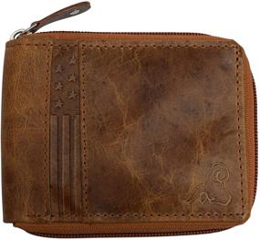 img 4 attached to 💼 Exclusive Premium Leather Zip Around Wallet – Ideal Men's Accessory for Ultimate Protection