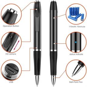 img 3 attached to 🕵️ Spy Camera Pen: Mini Hidden Camera with 1080p HD Video - Classroom Learning, Home Care Recordings - 150 Minutes Battery Life & 32GB SD Card
