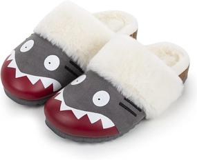 img 4 attached to Delightful Unicorn Slippers: Fluffy Toddler Little Boys' Shoes for Cosy Comfort