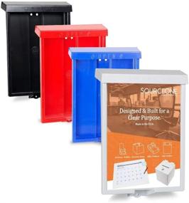img 2 attached to 🏢 White Real Estate Brochure Holder with Color Options - Source One Outdoor