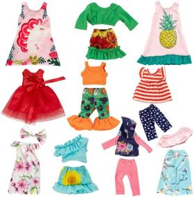 img 3 attached to 👗 Enhance Your American Doll's Style with ZITA ELEMENT Complete Handmade Collection