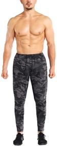 img 1 attached to BROKIG Workout Bodybuilding Sweatpants Pockets Men's Clothing