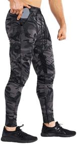 img 4 attached to BROKIG Workout Bodybuilding Sweatpants Pockets Men's Clothing