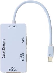 img 1 attached to 🔌 Enhance Display Resolution with CableDeconn DisplayPort Adapter Converter