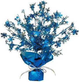 img 1 attached to ❄️ Beistle Snowflake Glitter 'N Burst Centerpieces 15" (Blue), Pack of 2