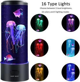 img 1 attached to Kammoy Jellyfish Lamp: An Electric Fish-Inclusive Jellyfish Lava Lamp for Adults, Enhance Your Home Decor with a Color Changing Jellyfish Tank Table Lamp and Room Mood Light