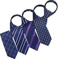 ausky pre tied adjustable necktie 2 35inch logo