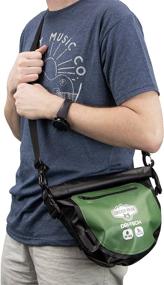 img 2 attached to 🎒 Гризли Пик 3L Dri-Tech Водонепроницаемая сумка для суши – Легкая герметичная сумка с регулируемым ремнем для кемпинга и активного отдыха на свежем воздухе, IP66 защита для ценностей и личных вещей.