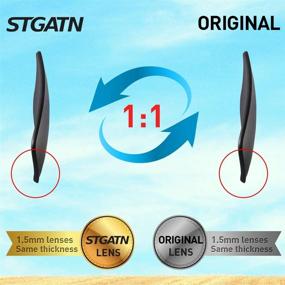 img 2 attached to STGATN Polarized Replacement Lenses Sunglasses Men's Accessories for Sunglasses & Eyewear Accessories