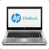 💻 hp elitebook 8470p laptop core i5 3320m 2.6ghz 8gb ddr3 128gb ssd dvdrw windows 10 64bit (renewed) logo