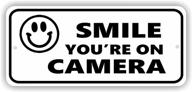 📷 enhanced seo: mysigncraft camera smiley with aluminum security logo