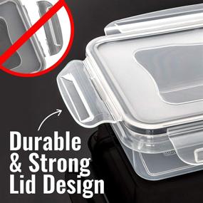 img 2 attached to 20 Pack Fullstar Food Storage Containers with Lids - Plastic Containers for Easy Food Storage and Organization