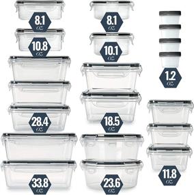 img 3 attached to 20 Pack Fullstar Food Storage Containers with Lids - Plastic Containers for Easy Food Storage and Organization