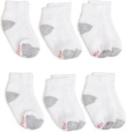 🧦 hanes ultimate 6 pack ankle socks: top-quality boys' clothing logo