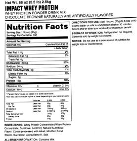 img 1 attached to Myprotein Protein Chocolate Brownie Servings