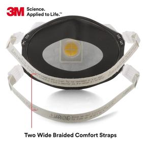 img 2 attached to 💪 3M Particulate Respirator 8233 N100: Ultimate Protection Against Particulate Matter