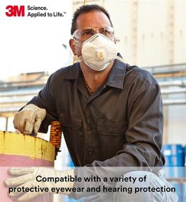 img 1 attached to 💪 3M Particulate Respirator 8233 N100: Ultimate Protection Against Particulate Matter