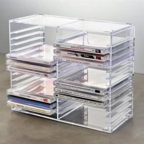 img 2 attached to STORi Clear Plastic CD Holder - Organizes and Holds 30 Standard CD Jewel Cases