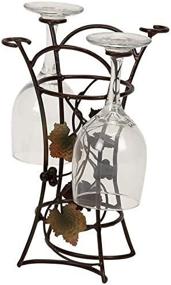 img 1 attached to 🍷 Metal Wine Glass Rack, 10 by 7-Inch - Deco 79